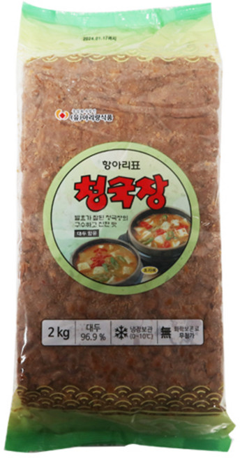 아리랑식품 항아리표 청국장2kg 3개, 2kg