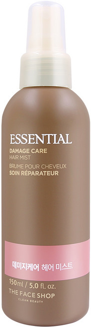 더 페이스샵 에션셜 데미지케어 헤어미스트, 150ml, 1개