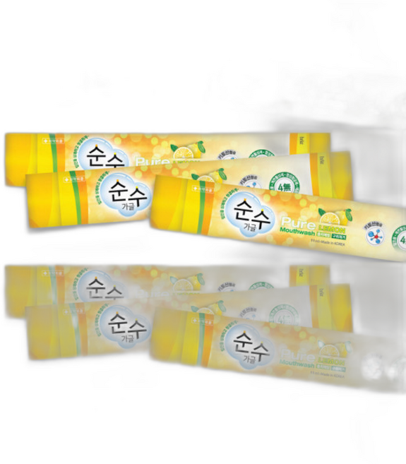 () 순수가글 레몬 스틱형 일회용가글 무알콜, 11ml