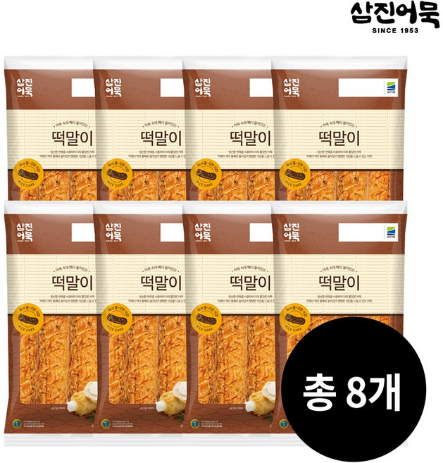 [삼진어묵] 떡말이 1봉 310g (6개입) x 8개