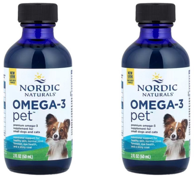 노르딕내추럴스 고양이 오메가3 강아지 60mlx2통, 2개