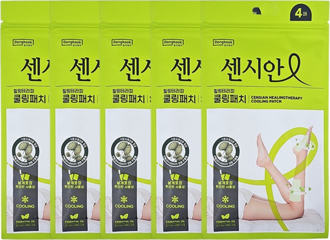 센시안 쿨링패치, 4개입, 5개