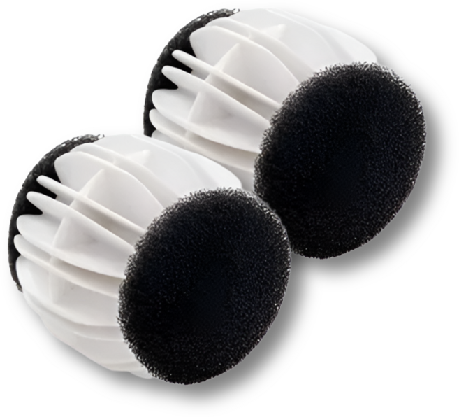 247Products 런드리볼 엉킴방지 먼지흡착 강력세척 세탁볼, 2개, 화이트