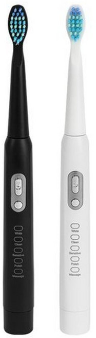 스마트소닉 1000 플러스 음파칫솔 SG2011A 더블 화이트+블랙, 2개