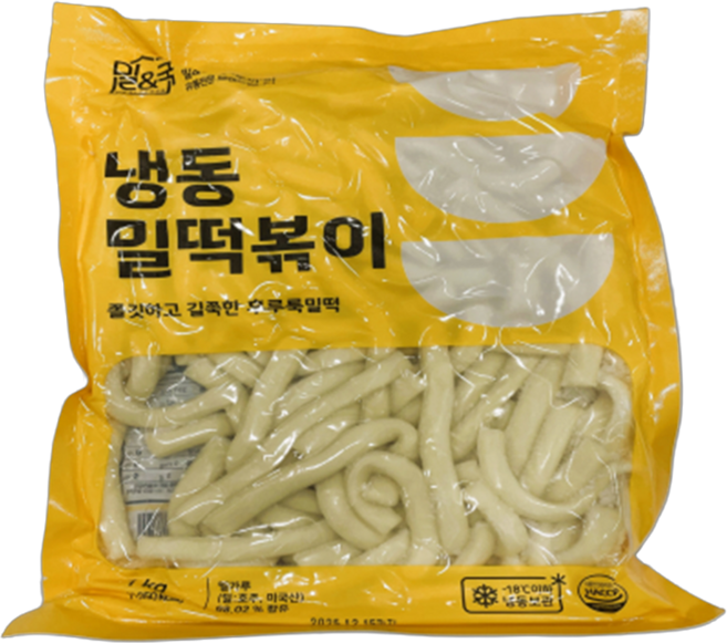 두끼 냉동 밀떡볶이 후루룩밀떡, 1개, 1kg