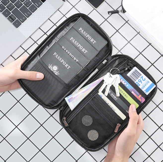 바이쎌리드 RFID차단 안티스키밍 여권 케이스 도난방지 지갑