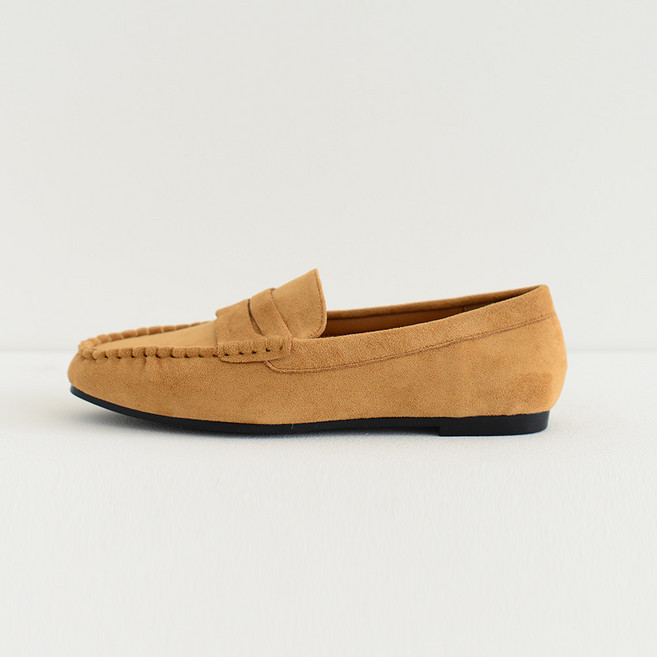 플라틴베이지 발편한 여성 드라이빙 슈즈 스웨이드 로퍼 모카신 (임산부/말랑한/봄단화)