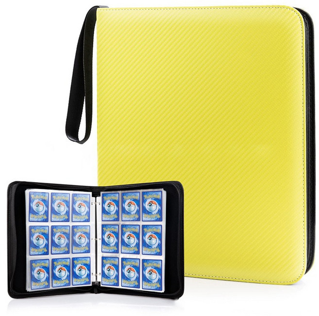다오뉴올 대용량 카드 앨범 900장 게임 포카 바인더 포켓몬, 옐로우