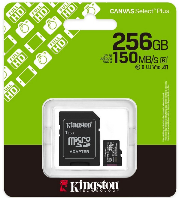Kingston Canvas Select Plus microSD KTCS3 記憶卡 256GB 代理商公司貨, 1個