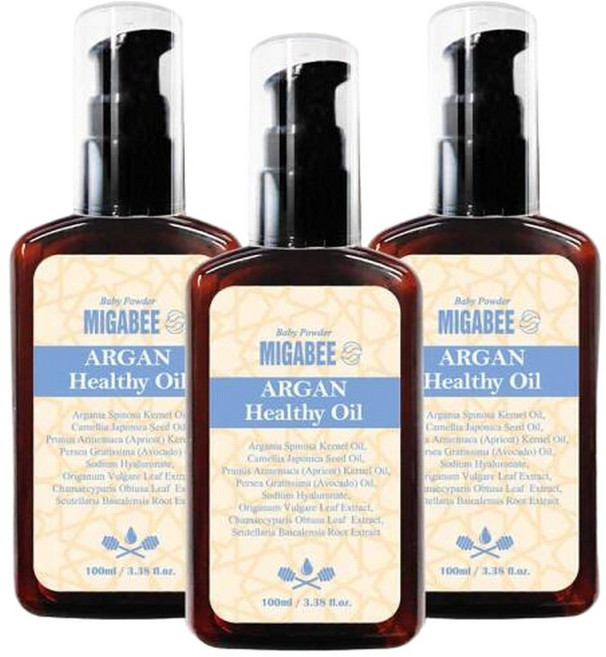 미가비 아르간오일 헤어에센스 베이비파우더 100ml 3개 JP468284