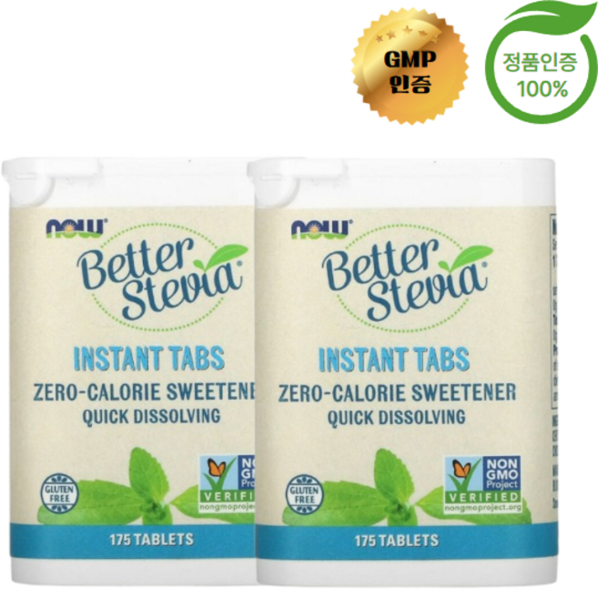 나우 푸드 스테비아 인스턴트 탭스 175정, 2개