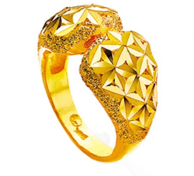 순금 반지 외지 18.75g 24k 99.9% t5031r 다이아몬드컷팅