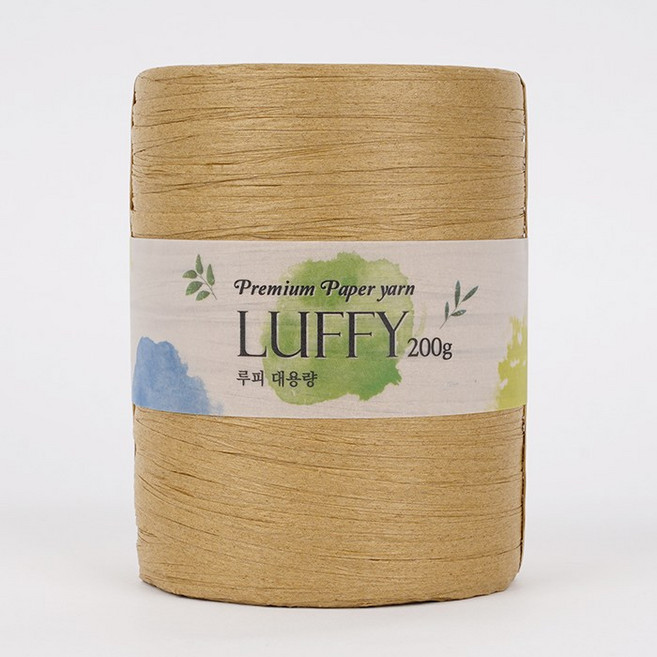 SEVY Loopy大容量紙編織線 200g, 42 卡其米色, 1個