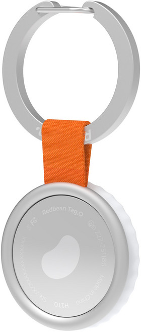 레드빈 태그오 에어태그 케이스 홀더 초소형 메탈 원형 카라비너 타입 RDH3TA, 1개, 단품