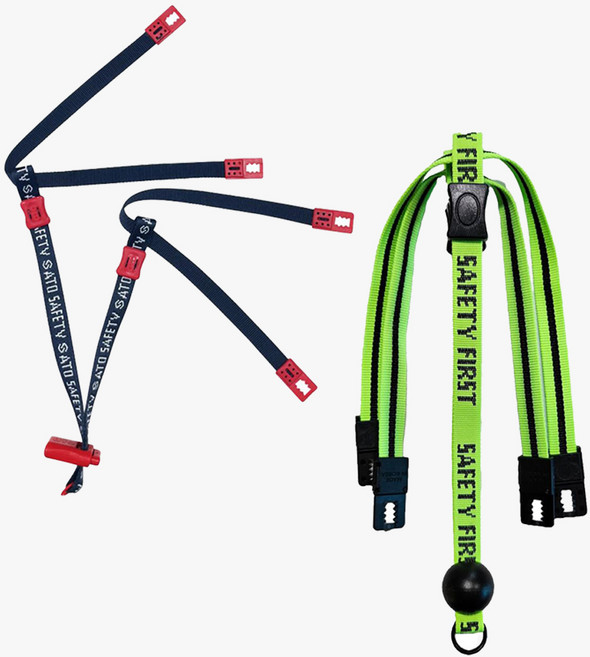 안전모 패션턱끈 경량 건설 작업 현장 탈부착 가능 염주알턱끈 (2개 1세트), 패션턱끈(현광색)