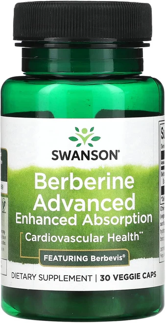 Swanson 베르베린 어드밴스드 강화된 흡수력 강화 550mg 베지 캡슐 30정, Swanson베르베린어드밴스드강화된흡수력강화550mg베, 1개 - 쿠팡