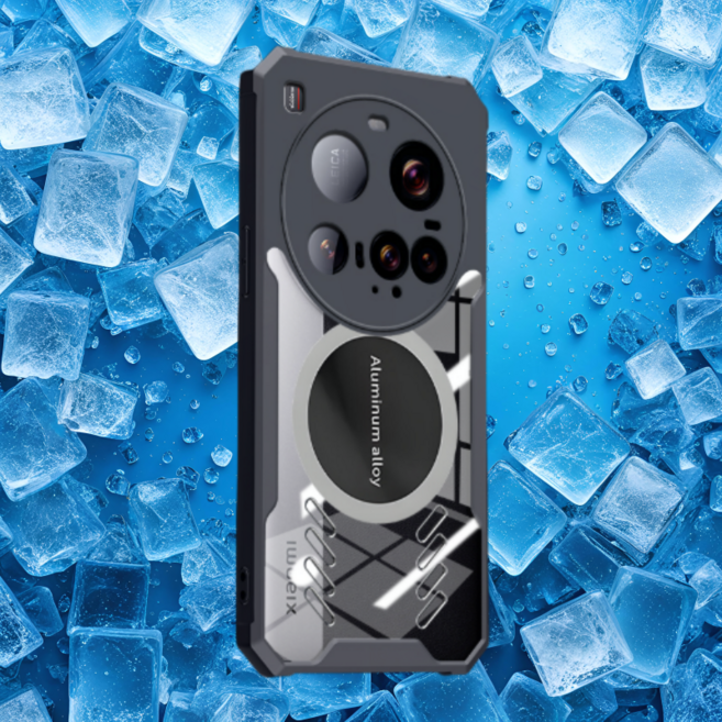 샤오미 15울트라 투명 실리콘 케이스 방열 냉각 쿨링