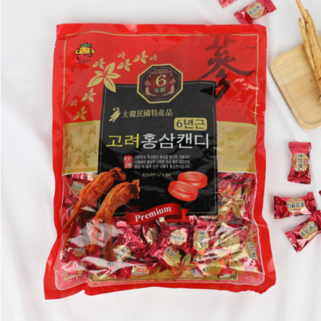 6년근고려홍삼캔디, 800g, 5개