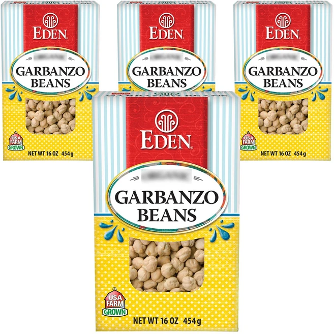 에덴푸즈 가르반조 빈, 454g, 4개 - 쿠팡