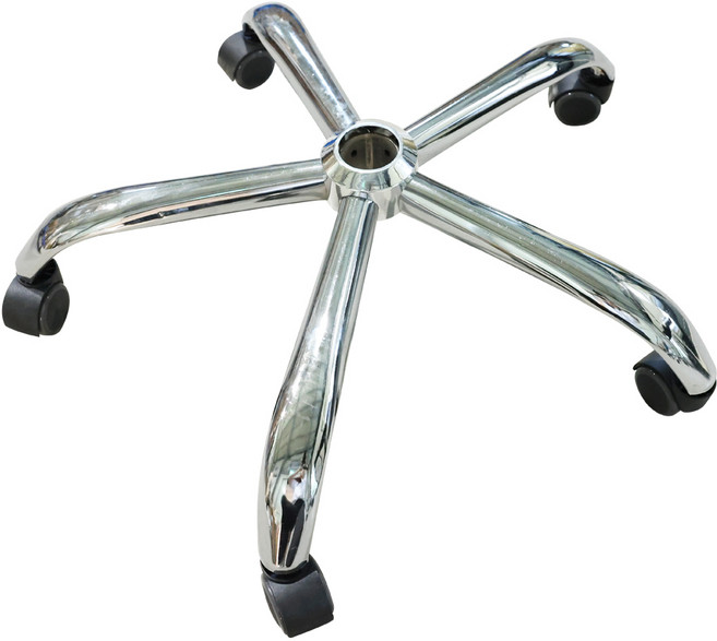 21세기트랜드 의자다리 오발 가구부속자재, 9.수입스틸도금오발350-로라형