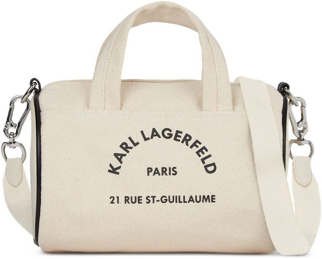 칼 라거펠트 루 성 기욤 캔버스 미니 더플 백
