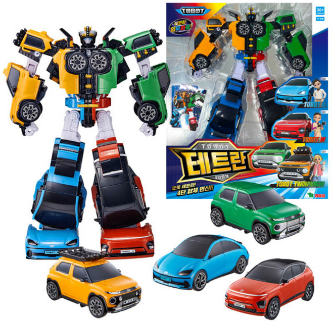 영실업-또봇 테트란 (Big / 4단 합체), 1개, 혼합색상