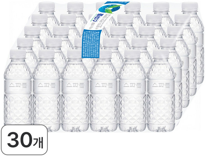 스파클 생수 무라벨, 200ml, 30개