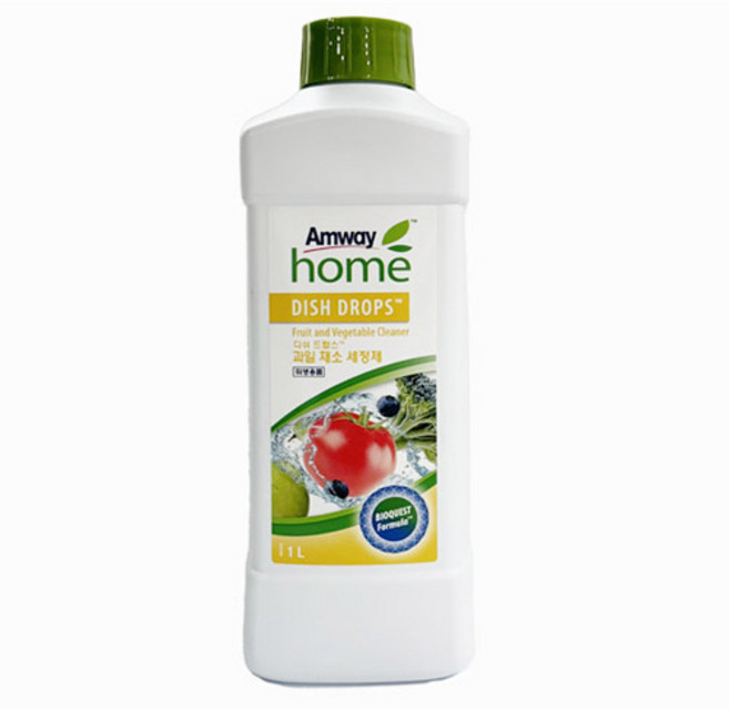 암웨이 디쉬 드랍스 과일 채소 세정제, 1L, 1개