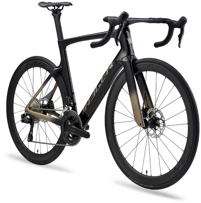 2025 예거 카본 로드 자전거 벨로키 7X 시마노 105 DI2 24단, S (470), 블랙/탄 샌드