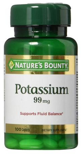 네이처스 바운티 포타슘 99mg 100캡슐 (3개월 10일분) 칼륨, 1개, 100정