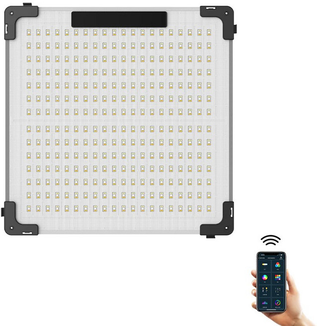 【上洛】 GVM B200C 200W RGB 多彩 LED燈 折疊 影視級 布燈 補光 持續燈 錄影 攝影棚 直播, 1個