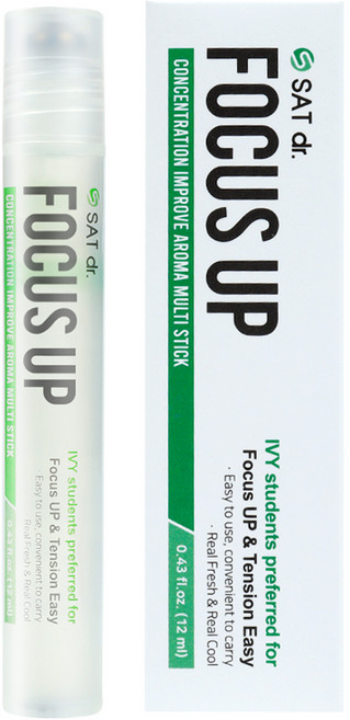 졸음펀치 포커스업 졸음방지 집중력 향상 아로마 롤온 멀티스틱, 12ml, 1개