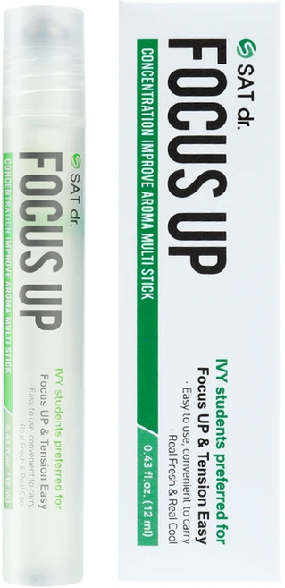 졸음펀치 포커스업 졸음방지 집중력 향상 아로마 롤온 멀티스틱, 12ml, 1개 - 쿠팡