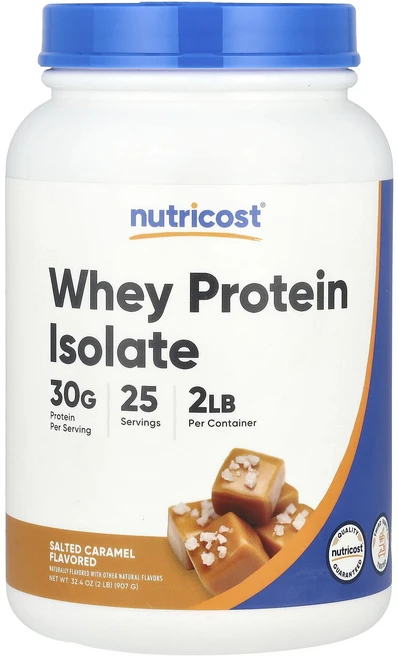 Nutricost 분리유청단백질 솔티드 캐러멜 907g(2lb), Nutricost분리유청단백질솔티드캐러멜907g2lb, 907g, 1개 - 쿠팡