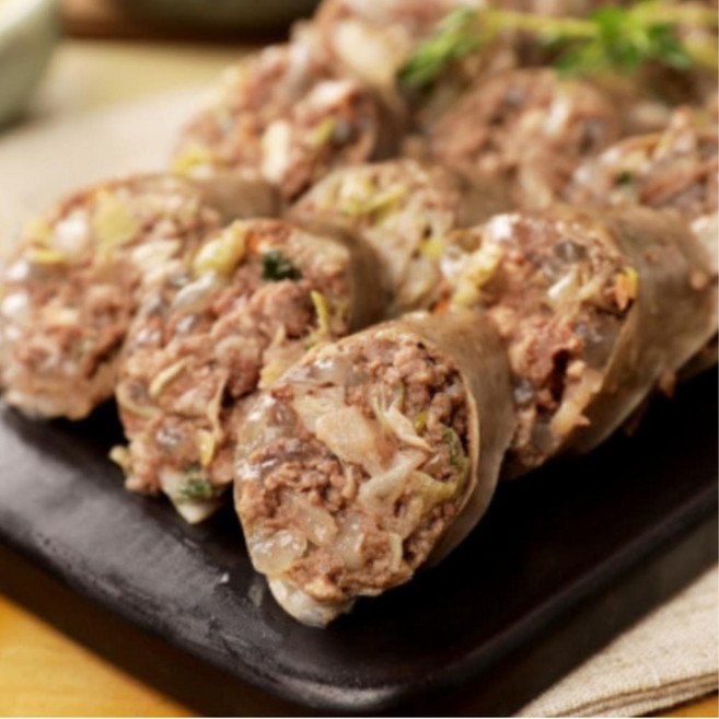 돼지피 안들어간 즉석조리용 두부순대 집들이밀키트 접대요리, 1개, 500g