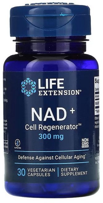 라이프익스텐션 NAD+ 니코틴아미드 리보사이드 NR 300mg 30캡슐 x 1통, 30정, 1개