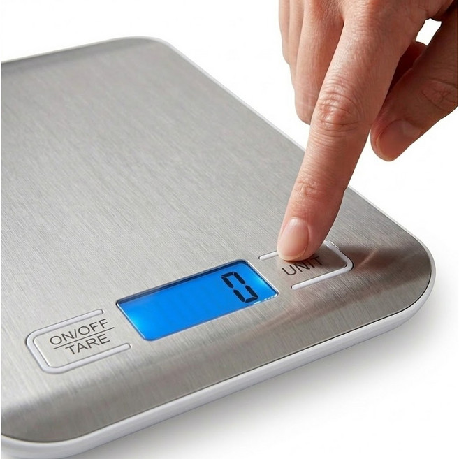 가정용 디지털 주방 전자저울 스테인리스 주방저울, js-010, 화이트, 1kg