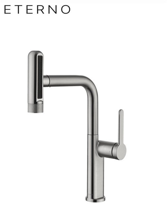 폭포형 멀티 주방 수전 EK-6001NBM 무광니켈 에떼르노수전 6WAY, 1개