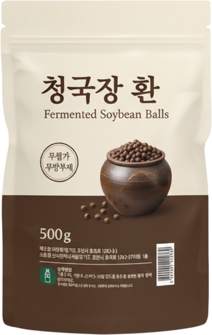 국산 청국장환 100% 식약처 HACCCP 인증 청국장환 대용량 나토키나제, 1개, 500g