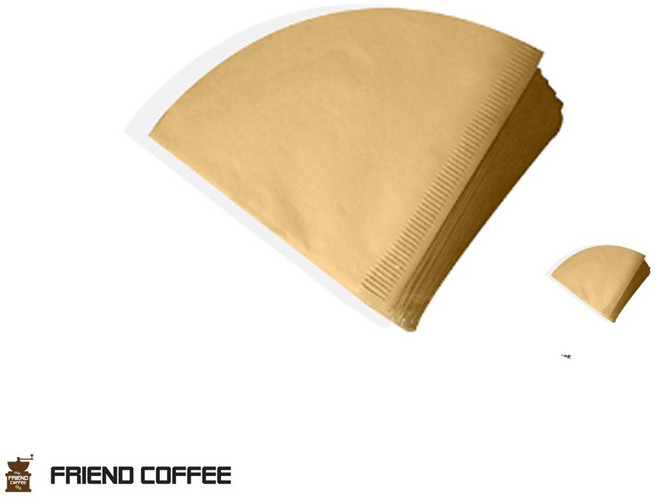 닐바샵 일회용 원형 드립필터 3-4인용 40매 커피 거름종이, 1개, 1개