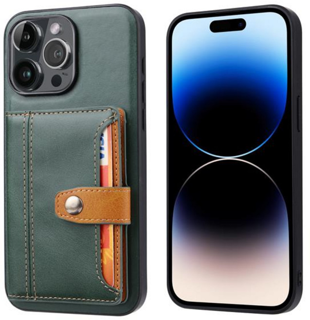 아이폰 17 에어 16 15 14 13 프로 맥스 플러스 컬러 가죽 접이식 카드 지갑 거치대 실리콘 범퍼 핸드폰 케이스