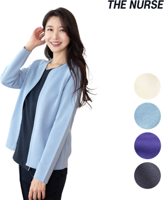 더너스 간호사가디건 간호 사무 단체 병원 가디건 간호복 간호사복 간호사바지 ( 4 color )