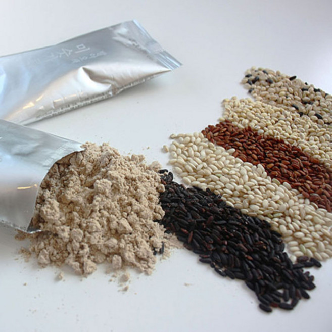 룰루네상점 발아오색 미숫가루 18g 30포 1박스 국내산 100% 무농약 현미 미숫가루 선식