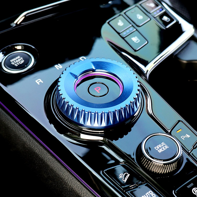 카스타 호환 스포티지 NQ5 페이스리프트 악세사리 용품 조그 다이얼 커버 포인트 몰딩, 블루 1개-단품, 기타