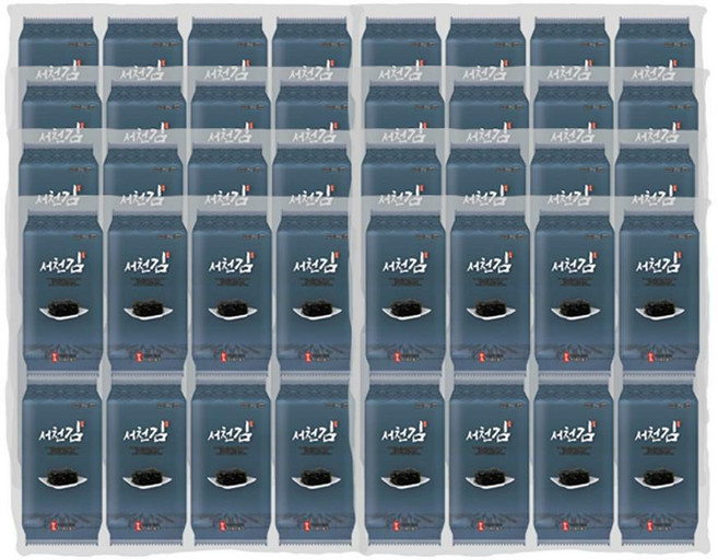 명품 서천 도시락김 4g * 64봉, 64개