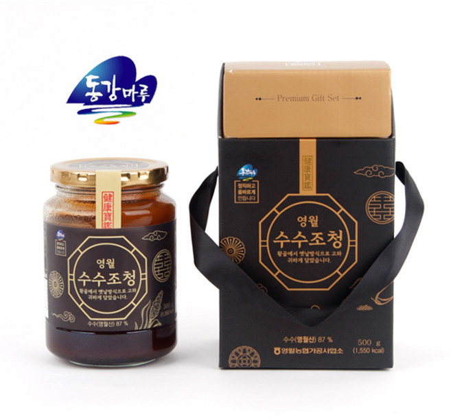 [영월농협] 동강마루 강원도 황골전통방식 프리미엄 수수조청, 500g, 1개