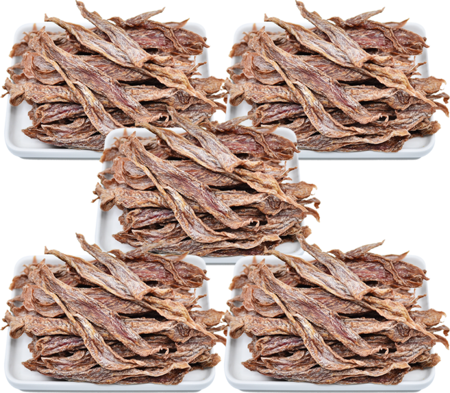 [국내산 오리] 바삭하고 단백한 영양식 유황 품은 오리안심육포_기력회복 피부건강 강아지수제간식, 유황오리육포, 5개, 70g