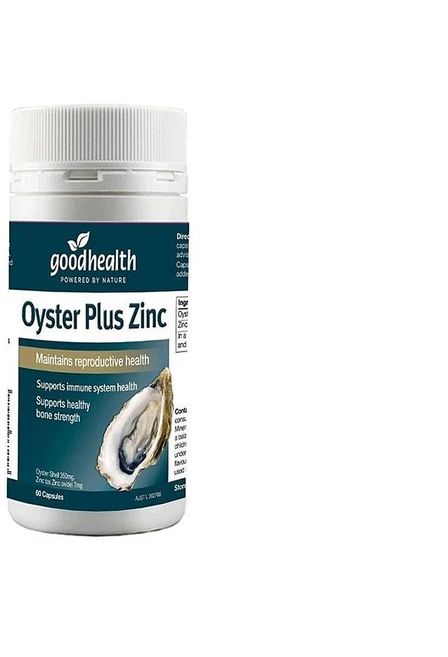 굿헬스 오이스터 플러스 아연 60정 Good Health Oyster Plus Zinc Cap X 60, 1개 - 쿠팡