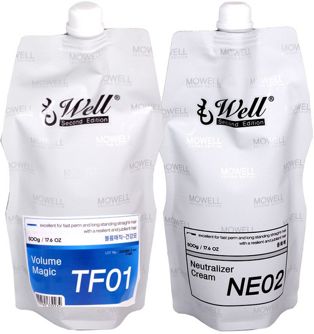 모웰 볼륨 매직 스트레이트 크림 (건강모) 500g (2제크림타입) 소량구매구성, 1개, 500ml