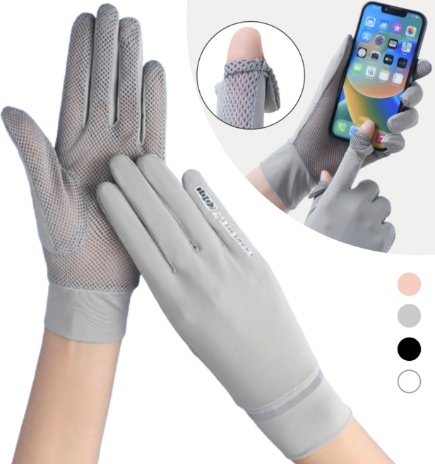 데이모노 쿨 메쉬 자외선차단 장갑 남여공용 운전 스포츠